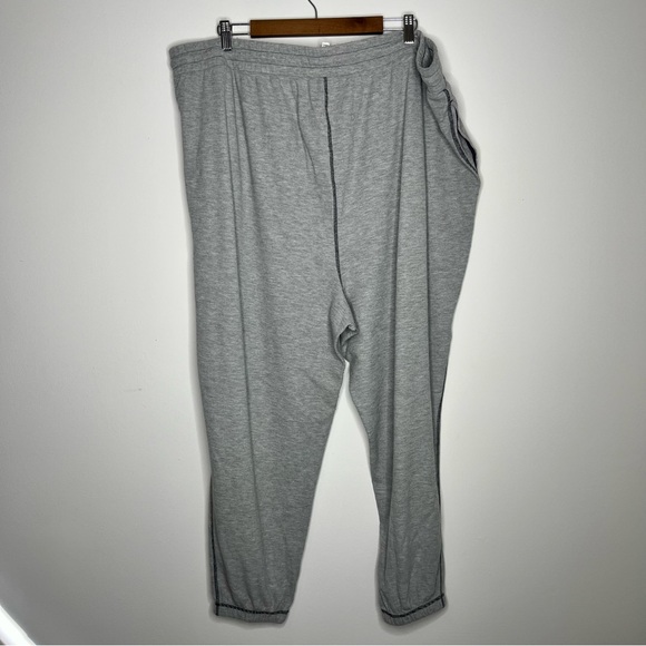 Fabletics Size 4x Grey Go-To Waffle Zip Up Hoodie & Sweatpants Set Lightweight - Picture 12 of 14
